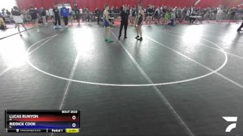 120 lbs Champ. Round 1 - Lucas Runyon, IA vs Riddick Cook, IL