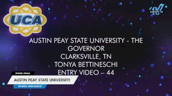 Austin Peay State University - The Governor [2025 Open Mascot Finals] 2025 UCA & UDA College Cheerleading & Dance Team National Championship