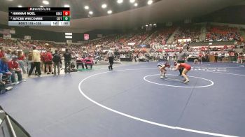 105 lbs Quarterfinal - Hannah Noel, Columbus HS vs Jaycee Wiscombe, Carbondale-Santa Fe Trail HS
