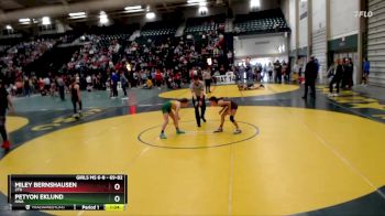 69-82 lbs Round 1 - Miley Bernshausen, 2TG vs Petyon Eklund, HWA