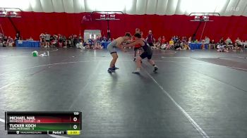 150 lbs Champ Round 1 (16 Team) - Michael Nail, Rochester Century vs Tucker Koch, Mora Mustangs