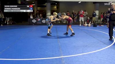 117 lbs Cons. Quarters - Dixon Osborne, Team Indiana vs Dominic Pangrazio