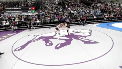 5A 190 lbs Cons. Round 1 - Christian Herrick, West Jordan vs Jesse Schiffman, Westfield