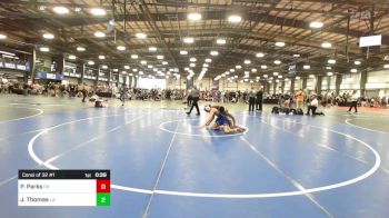 132 lbs Consi Of 32 #1 - Prestyn Parks, OH vs Jermarcus Thomas, LA