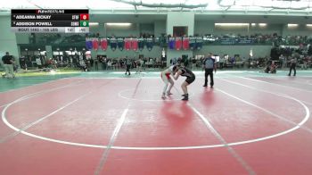 165 lbs 5th Place - Adeanna Mckay, Stratford vs Addison Powell, Somers