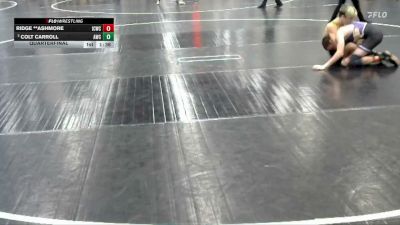 109 lbs Quarterfinal - Ridge **Ashmore, Inner Champ Wrestling Club vs Colt Carroll, AWC