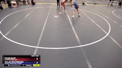 190 lbs Quarterfinal - Tyler Ruff, Kingdom Wrestling vs Dylan Richardson, Summit Wrestling Academy