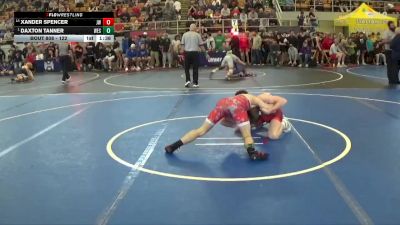 122 lbs Champ. Round 2 - Daxton Tanner, Westfall vs Xander Spencer, Jv Warriors
