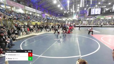 50 lbs Quarterfinal - Peyton Chelewski, Colorado Outlaws vs Philip Maier Iv, Montrose Elite