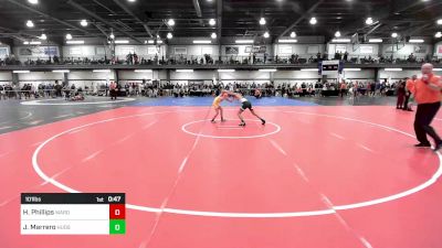 101 lbs Consi Of 16 #1 - Hunter Phillips, Ward Melville vs Jovian Marrero, Hudson Falls