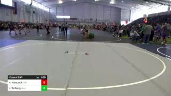 130 lbs Consi Of 8 #1 - Hunter Hancock, Chain Gang vs Jacob Solberg, Vacaville WC