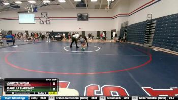 126 lbs Round 4 - Jordyn Parker, Frisco Centennial (Girls) vs Isabella Martinez, El Paso Pebble HIlls (Girls)