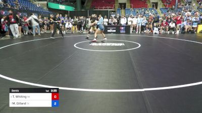 110 lbs Semis - Taylor Whiting, WI vs Mariah Dillard, TX