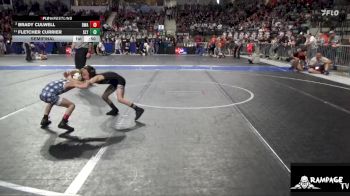 52 lbs Semifinal - Fletcher Currier, Slyfox vs Brady Culwell, DC Wrestling Acad