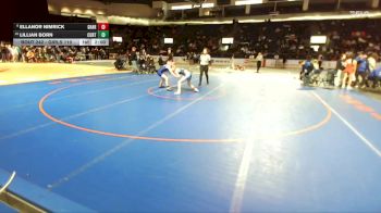 Girls 110 lbs Champ. Round 2 - Ellanor Nimrick, Gig Harbor (Girls) vs Lillian Born, Curtis (Girls)