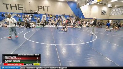 79-86 lbs Round 1 - Rosy Tafisi, Charger Wrestling Club vs Tucker Rogers, Alta