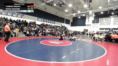 175 lbs 5th Place Match - Lorenzo Maddox, Woodbridge vs Efosa Osayande, Peninsula