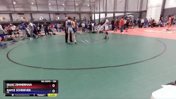 126 lbs Cons. Semi - Isaac Zimmerman, IL vs Rayce Schriever, CO