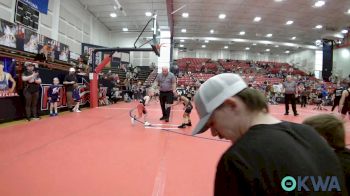 40 lbs Quarterfinal - Yahmiir DeJesus, Team Of Hard Knox vs Brantley Hendricks, Claremore Wrestling Club