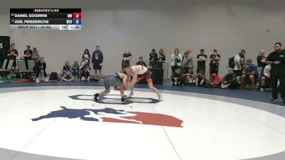 55 kg Cons. Quarters - Daniel Goodwin, Izzy Style Wrestling vs Joel Friederichs, Minnesota Training Center