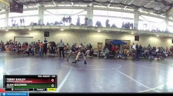 126 lbs Cons. Round 3 - Terry Easley, Warren Wrestling Academy vs Glen Baldwin, Indiana