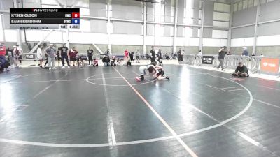 113 lbs Cons. Round 3 - Kysen Olson, Outlaw Wrestling Club vs Sam Beerbohm, Big Cat Wrestling Club