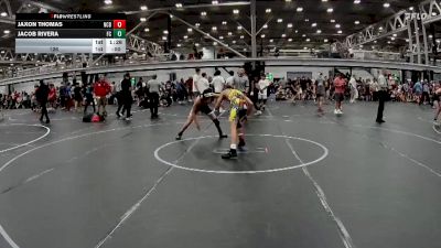 113 lbs Round 7 (8 Team) - Jaxon Thomas, North Carolina Black vs Jacob Rivera, Full Circle