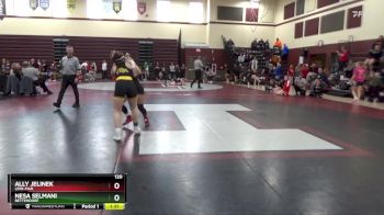 120 lbs Semifinal - Ally Jelinek, Linn-Mar vs Nesa Selmani, Bettendorf