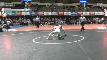 126 lbs Placement (16 Team) - Casey Pekula, St. Augustine Prep vs Alex Orr, Corner Canyon