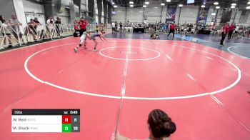 75 lbs Rr Rnd 1 - Wyatt Reid, PA Titan Wrestling Club vs Micha Shuck, Team Bro Blue