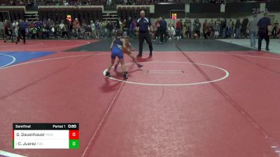 46 lbs Semifinal - Carrmela Juarez, Fairfield Wrestling Club vs Grace Dauenhauer, Miles City Wrestling Club