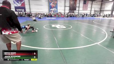 52 lbs Rd# 1 9:00am Friday - Jadon Bockmore, Westshore D.S vs Bryce Warm, Maryland GOLD