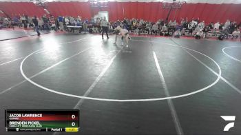 152 lbs Cons. Round 2 - Jacob Lawrence, Illinois vs Brenden Pickel, Cuba City Wrestling Club