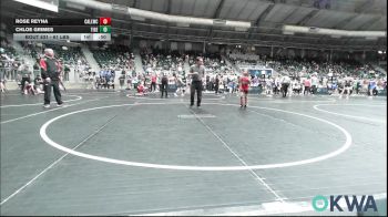 61 lbs Consi Of 8 #2 - Rose Reyna, Carl Albert vs Chloe Grimes, Tiger Trained Wrestling