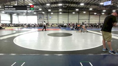 132 lbs Rr Rnd 3 - Dax Kline, Elite Athletic Club Bad Boys - HSB vs Deklan Barr, Team Shutt Mutts - HSB