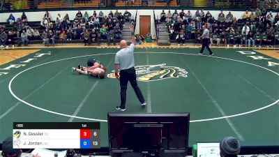 Dual - Josh Jordan, Lake Erie College vs Nolan Gessler, Tiffin University