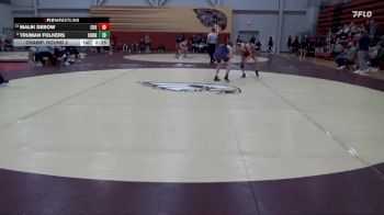 133 lbs Champ. Round 2 - Truman Folkers, Cornell College vs Malik DeBow, Coe