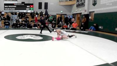 120 lbs Consi Of 8 #2 - Mila Boucher, Middleborough vs Colin Flood, Barnstable