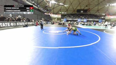 Girls 4A 190 lbs Champ. Round 2 - Stevie Hornyak, Mead (Girls) vs Yaneece Sanchez, Richland (Girls)