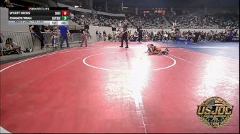 46 lbs Consi Of 16 #2 - Wyatt Hicks, Choctaw Ironman Youth Wrestling vs Chance Tran, Eastside Pride Wrestling Club