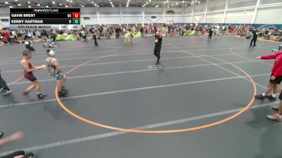 95 lbs 5th Place Match - Gavin Brent, Unattached vs Kenny Hartman, Wauseon