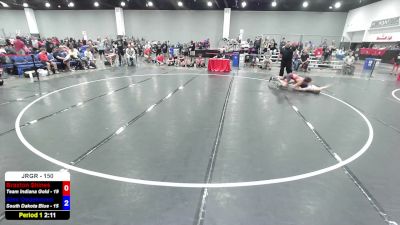 150 lbs Braxton Shines, Team Indiana Gold vs Alex Oedekoven, South Dakota Blue