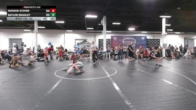 60 lbs Cons. Round 1 - Hudson Stover, Honey Badgers Wrestling Club vs Baylor Bradley, Pottsgrove