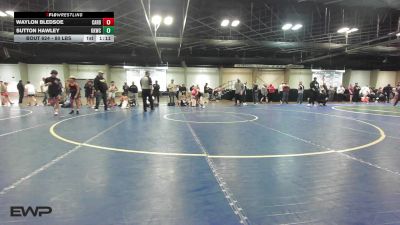 80 lbs Rr Rnd 4 - Waylon Bledsoe, Cardinal Wrestling Club vs Sutton Hawley, Keystone Kids Wrestling Club