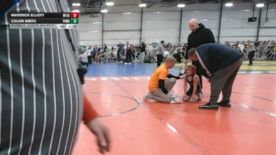 56 lbs Round 5 - 4:00pm Saturday - Colvin Smith, POWA vs Maverick Elliott, Mat Assassins