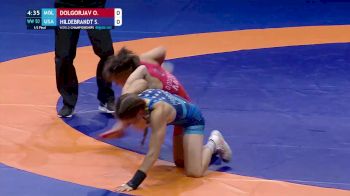50 kg 1/2 Final - Otgonjargal Dolgorjav, Mongolia vs Sarah Ann Hildebrandt, United States