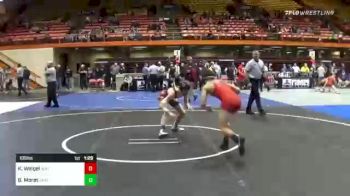 109 lbs Quarterfinal - Kole Weigel, Western Nebraska Titans vs Brody Moret, Chatfield Wrestling Club