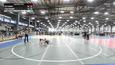 113 lbs Round Of 64 - Eli Lonski, MT vs Cole Borzio, PA