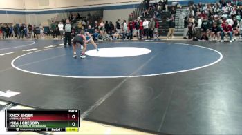 127 lbs Quarterfinal - Knox Enger, Lakeville South vs Micah Gregory, Trinity School At River Ridge