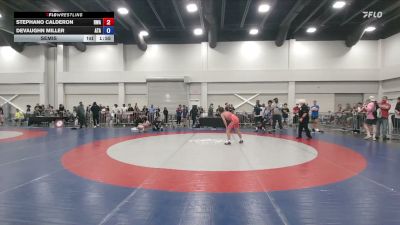 106 lbs Semis - Stephano Calderon, Roundtree Wrestling Academy vs DeVaughn Miller, Alabama Takedown Academy